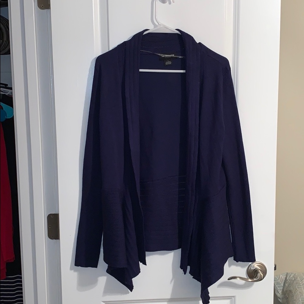 Navy blue cardigan